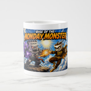 Rise of the Monday Monster – Espresso Enforcer Large Coffee Mug