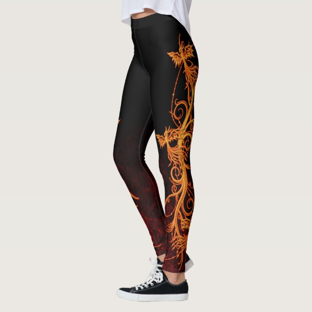 Rise of the Phoenix Leggings (Left)