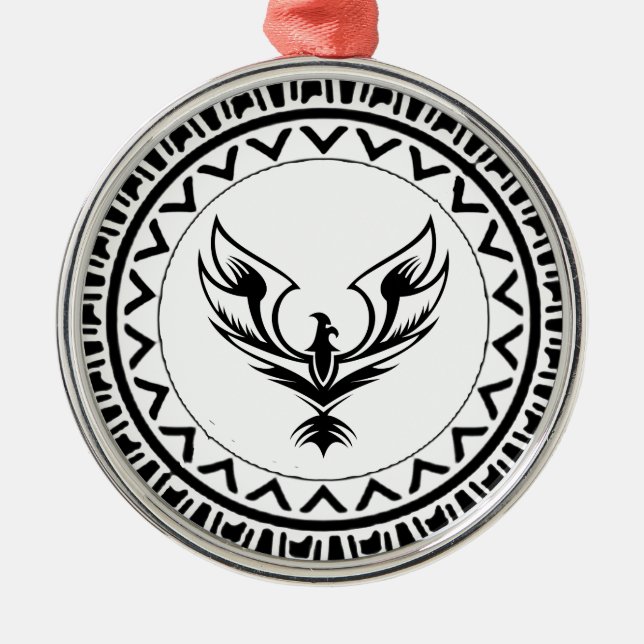 Rise of the Phoenix Metal Tree Decoration (Front)