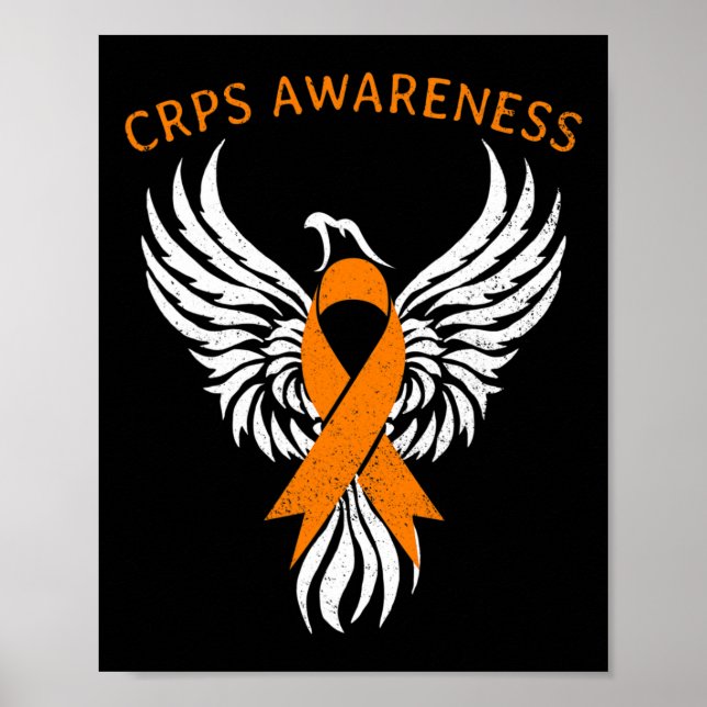 Rise of the Phoenix RSD CRPS Awareness Month Orang Poster (Front)