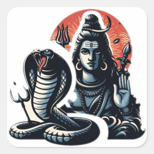 Rise of the Serpent Lord" Square Sticker
