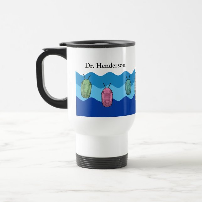 Rise of the Trilobites- Prehistoric Animal Travel Mug (Left)