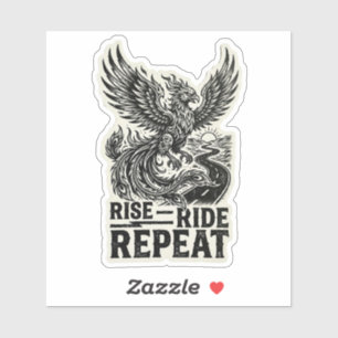 Rise Ride Repeat Phoenix Highway Sticker