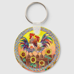 RISE & SHINE by SHARON SHARPE Key Ring
