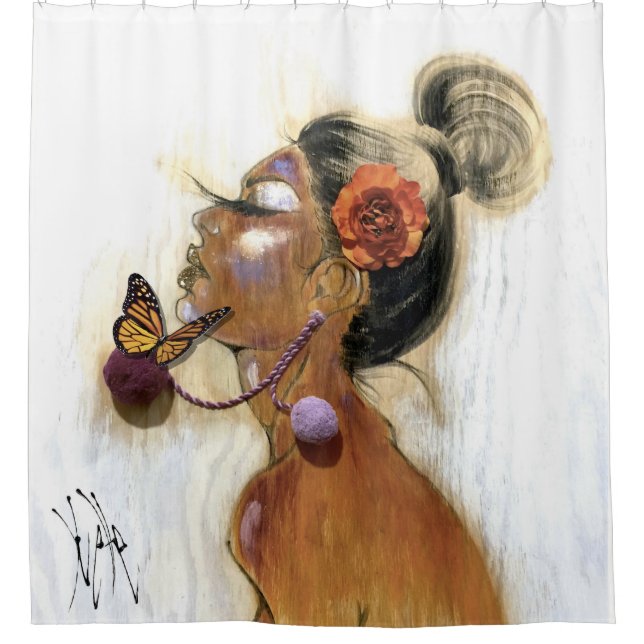 Rise & Shine Shower Curtain (Front)