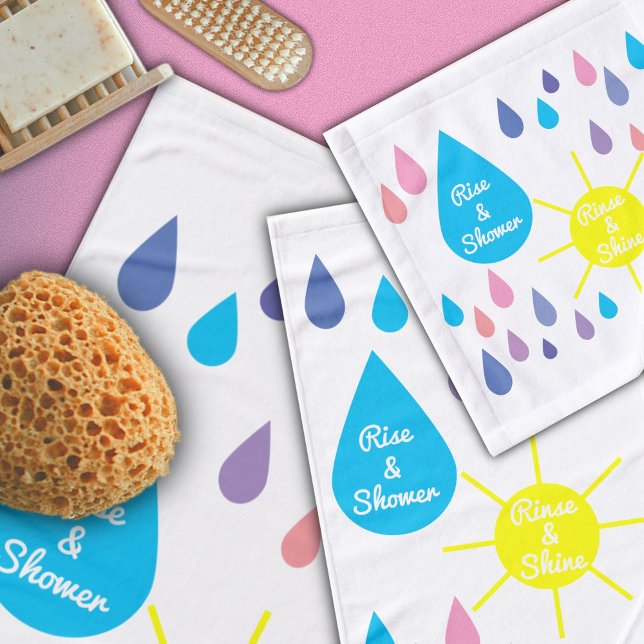 Rise & Shower, Rinse & Shine Bath Towel Set (Creator Uploaded)