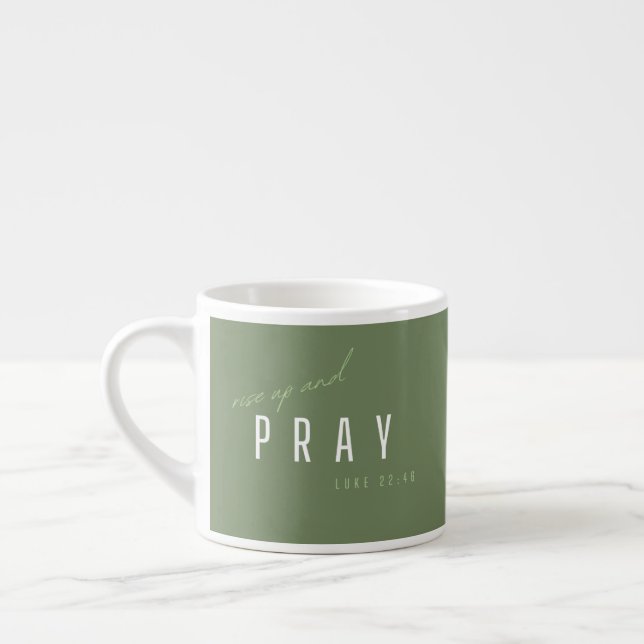 rise up and pray. Mugs & Cups (Left)