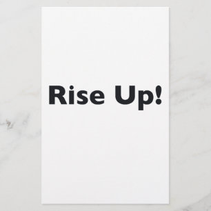 Rise Up! Stationery