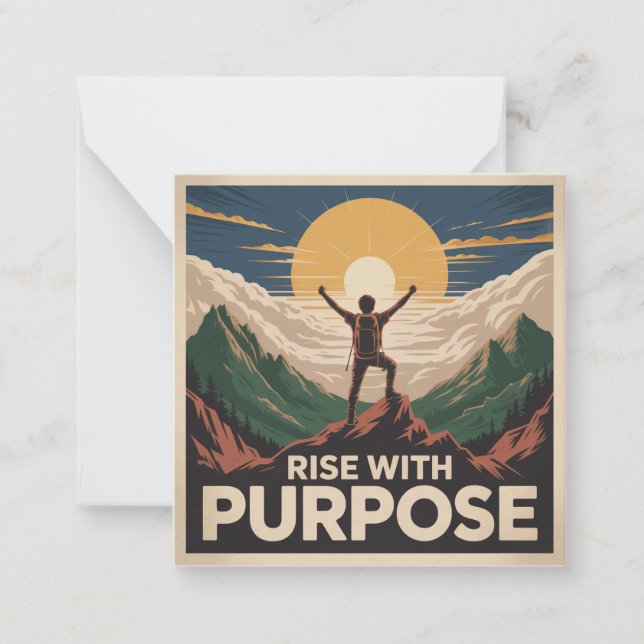Rise With Purpose Card (Front)