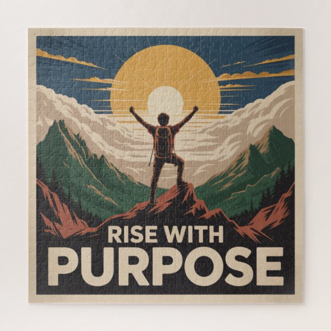 Rise With Purpose Jigsaw Puzzle (Vertical)