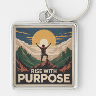 Rise With Purpose Key Ring