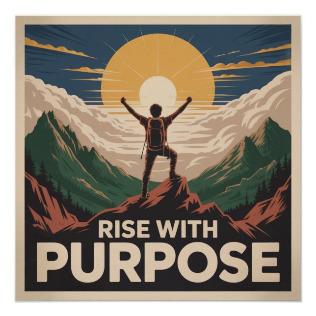 Rise With Purpose Poster (Front)