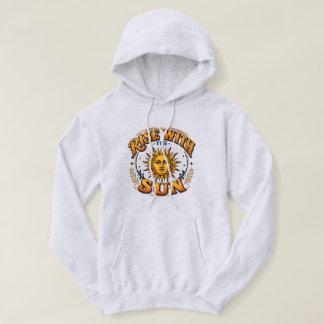 Rise With The Sun Retro Badge Hoodie