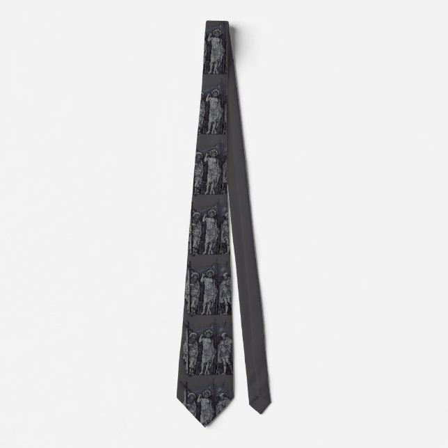 Risen Christ between Saints Andrew and Longinus Tie (Front)