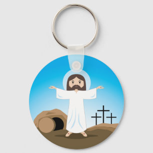 Risen Christ Key Ring