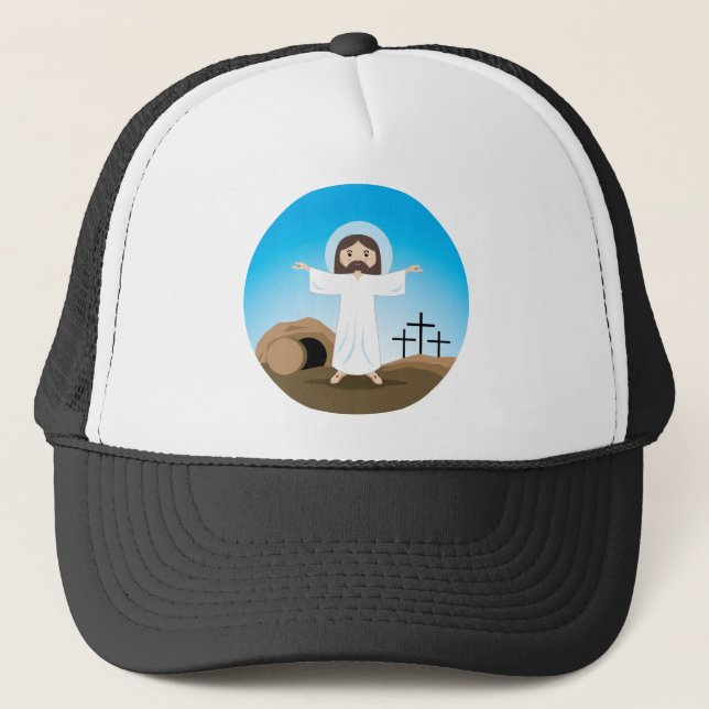 Risen Christ Trucker Hat (Front)