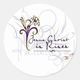 Risen Classic Round Sticker