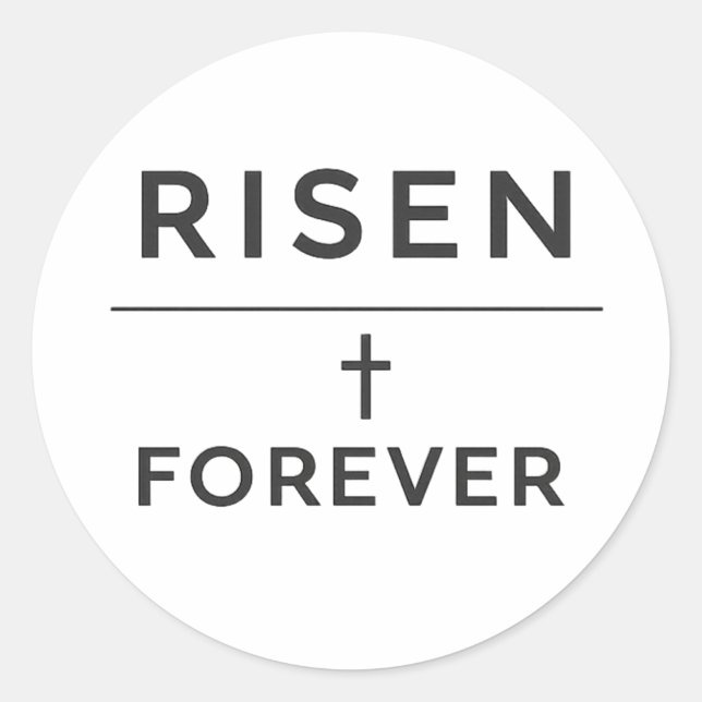 Risen + Forever Sticker  (Front)