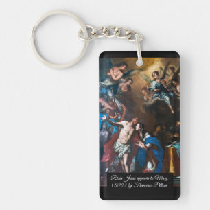 Risen Jesus appears to Mary Key Ring