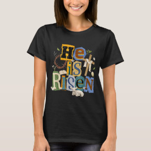 Risen Jesus for Kids Girls Boys Women Youth Easter T-Shirt