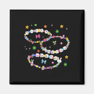 Risen Worth Faith Easter Friendship Bracelet He Is Magnet