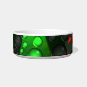 Rising Bubbles (Green&Red) Bowl