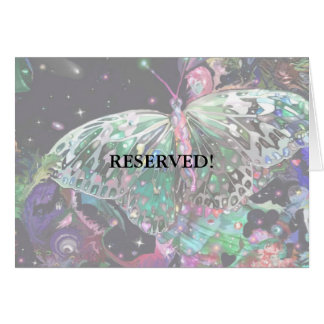 Rising Butterfly Table Card!
