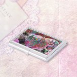 Rising Dawn Butterfly Business Card Holder<br><div class="desc">Original art. Card case. Made of high quality all-metal
"Rising Dawn" butterfly was one of my pieces selected for the '10th Annual Collage Digital and Mixed Media International Online Juried Art Exhibitions' 2008,  many years ago.</div>