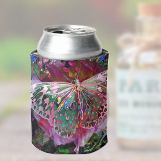 Rising Dawn Butterfly Can Cooler