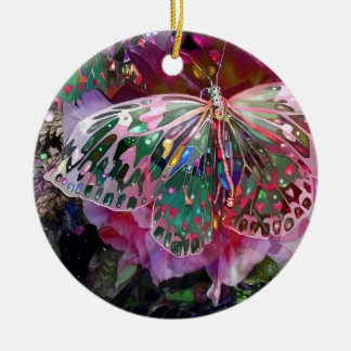 Rising Dawn Butterfly Ceramic Tree Decoration