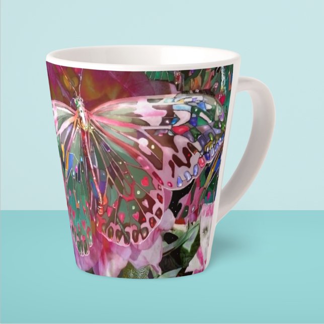 Rising Dawn Butterfly Latte Mug (Creator Uploaded)