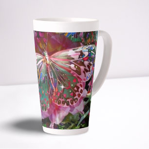 Rising Dawn Butterfly Latte Mug