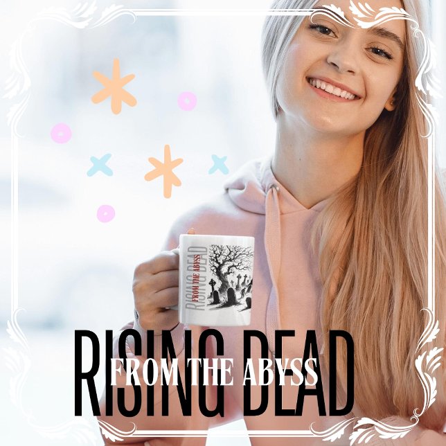 Rising Dead from the Abyss Coffee Mug (Rising Dead from the Abyss cover from The Beekeeper Store)