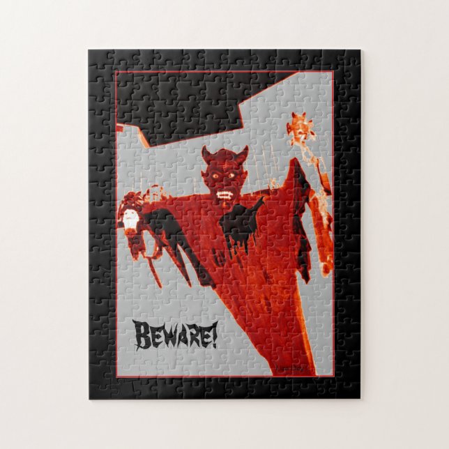 'Rising Devil' Jigsaw Puzzle (Vertical)