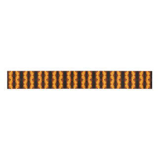 Rising Flames Abstract Grosgrain Ribbon