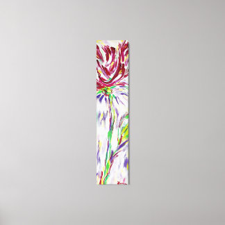 Rising flower canvas print
