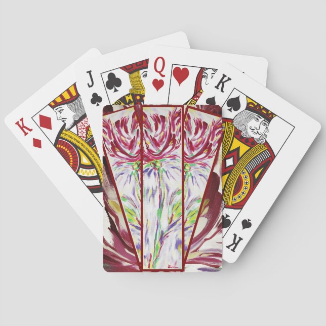 Rising Flower Playing Cards (Back)