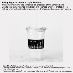 Rising High - Custom Acrylic Tumbler
