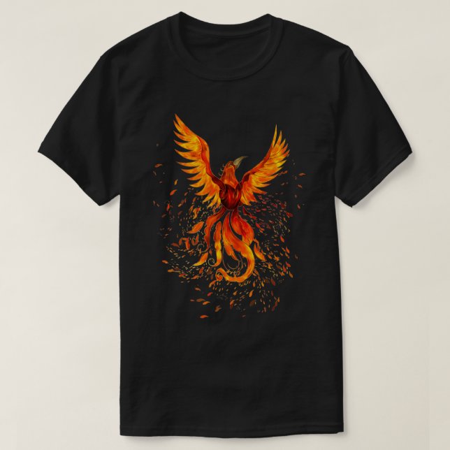 Rising Phoeni Bird Premium  T-Shirt (Design Front)