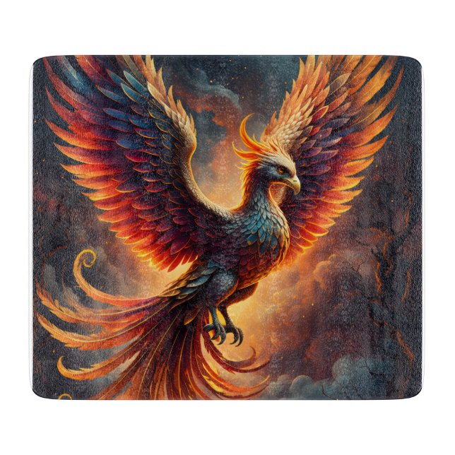 Rising Phoenix Cutting Board (Front)