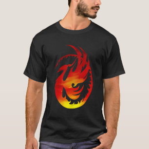 Rising Phoenix Fire Fenix Inspirational Fantasy Re T-Shirt