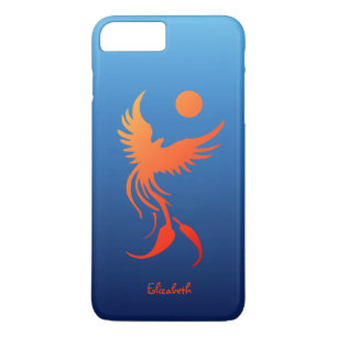 Rising Phoenix in Flames Phone Case
