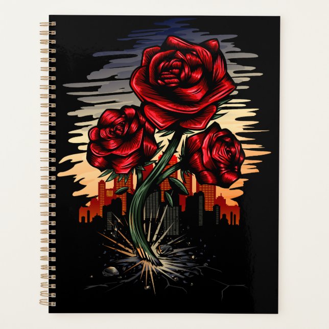 Rising Rose Planner (Front)