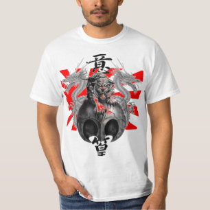Rising Sun Dragon Tiger T-shirt - Customised