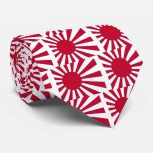 Rising sun flag tie