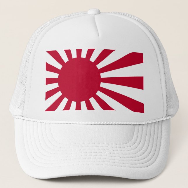 Rising sun flag trucker hat (Front)