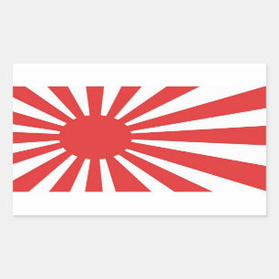 Rising Sun Japanese Flag Stickers