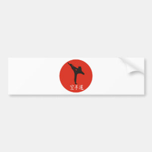 Rising Sun Karate Bumper Sticker