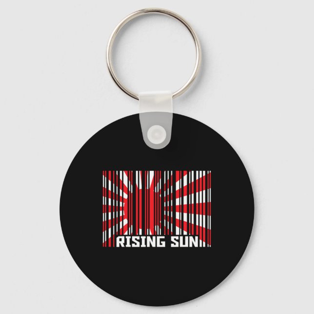Rising Sun Karate Rcode  Key Ring (Front)