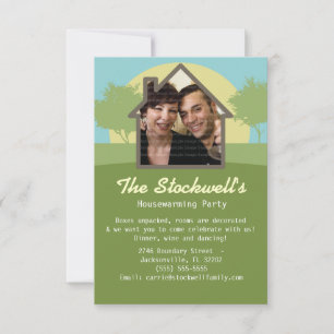Rising Sun Photo Template Housewarming Party